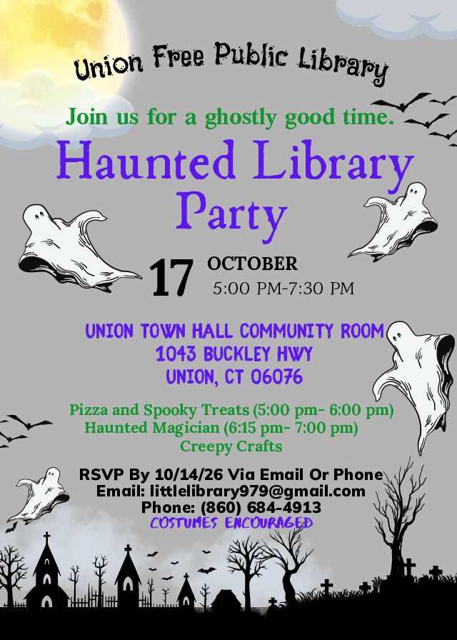 UnIon Free public library haunted 2026