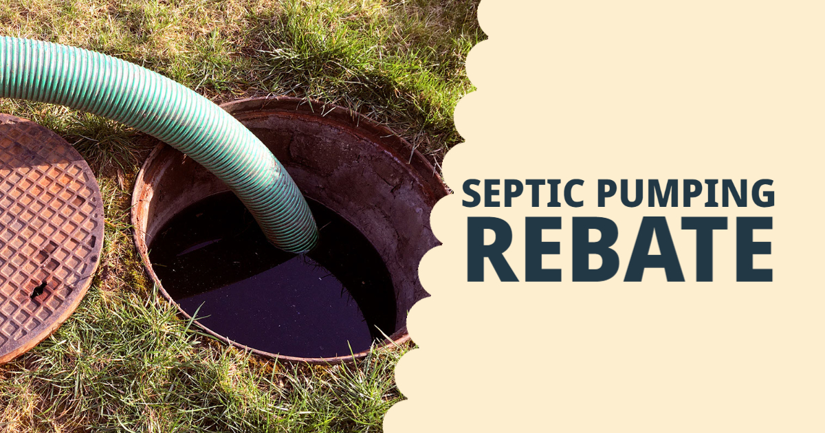 Septic Pumping Rebate