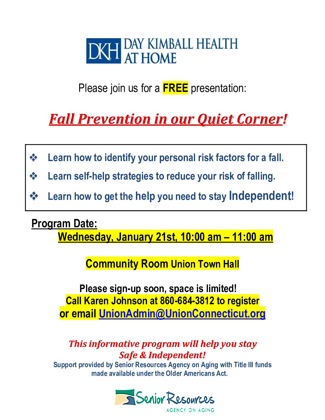 DKH Fall Prevention